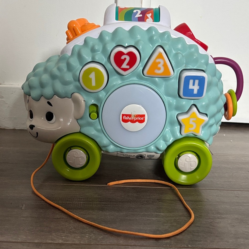 Fisher-Price linkimals Blue and Green Learning Hedgehog